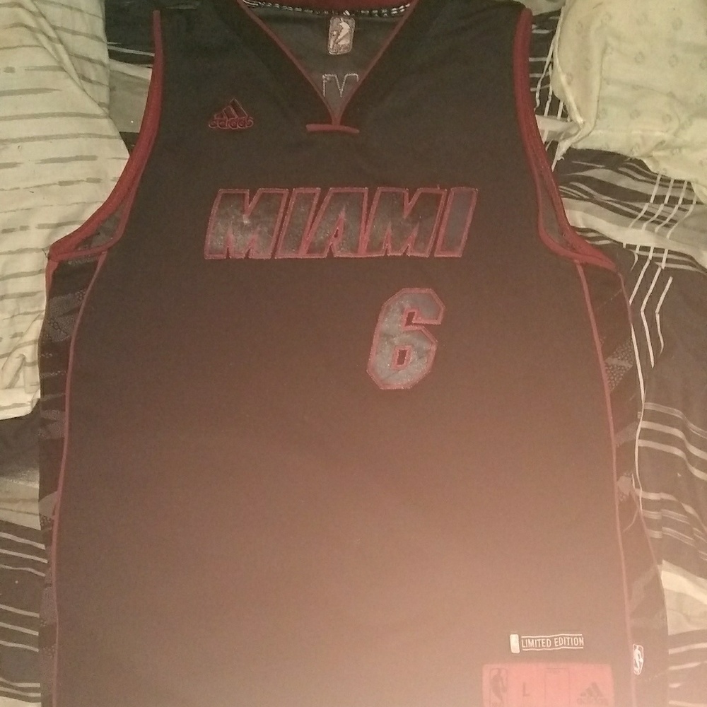 Limited edition LeBron James Miami Heat Jersey